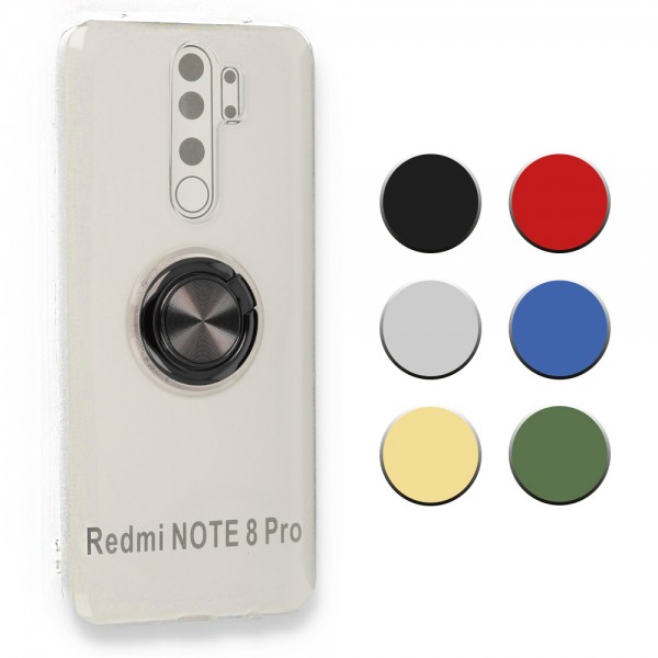 FitCase Xiaomi Redmi Note 8 Pro Kılıf Gross Ring Şeffaf Arka Kapak&hellip;