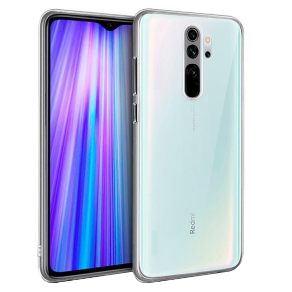 Xiaomi Redmi Note 8 Pro Kılıf Kamera Korumalı Silikon Şeffaf Arka Kapak