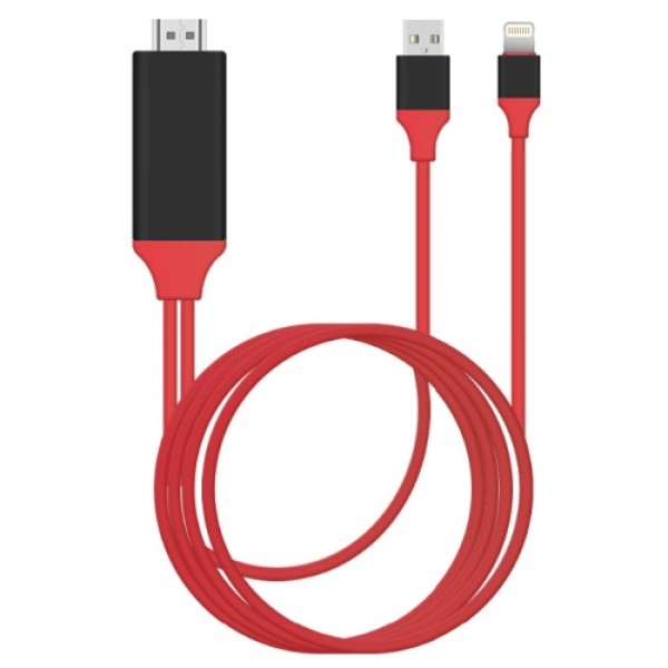 FitPlus Lightning HDMI Kablo HDTV Video ve Şarj Görüntü Aktarım 2mt K…