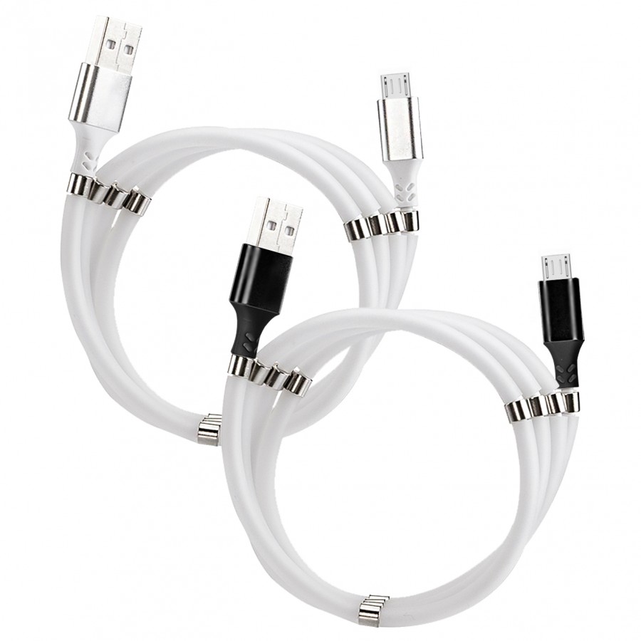 FitPlus Micro USB Hızlı Şarj Özellikli Mıknatıslı Data/Şarj Kablosu FP1003