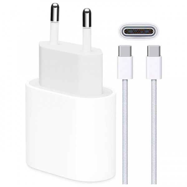 FitPlus PD 35W USB-C Şarj Aleti Type-C to Type-C Kablo Set…