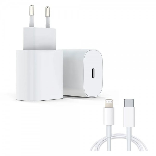FitPlus PD25W USB-C Type-C to Lightning Kablolu Şarj Aleti Set…