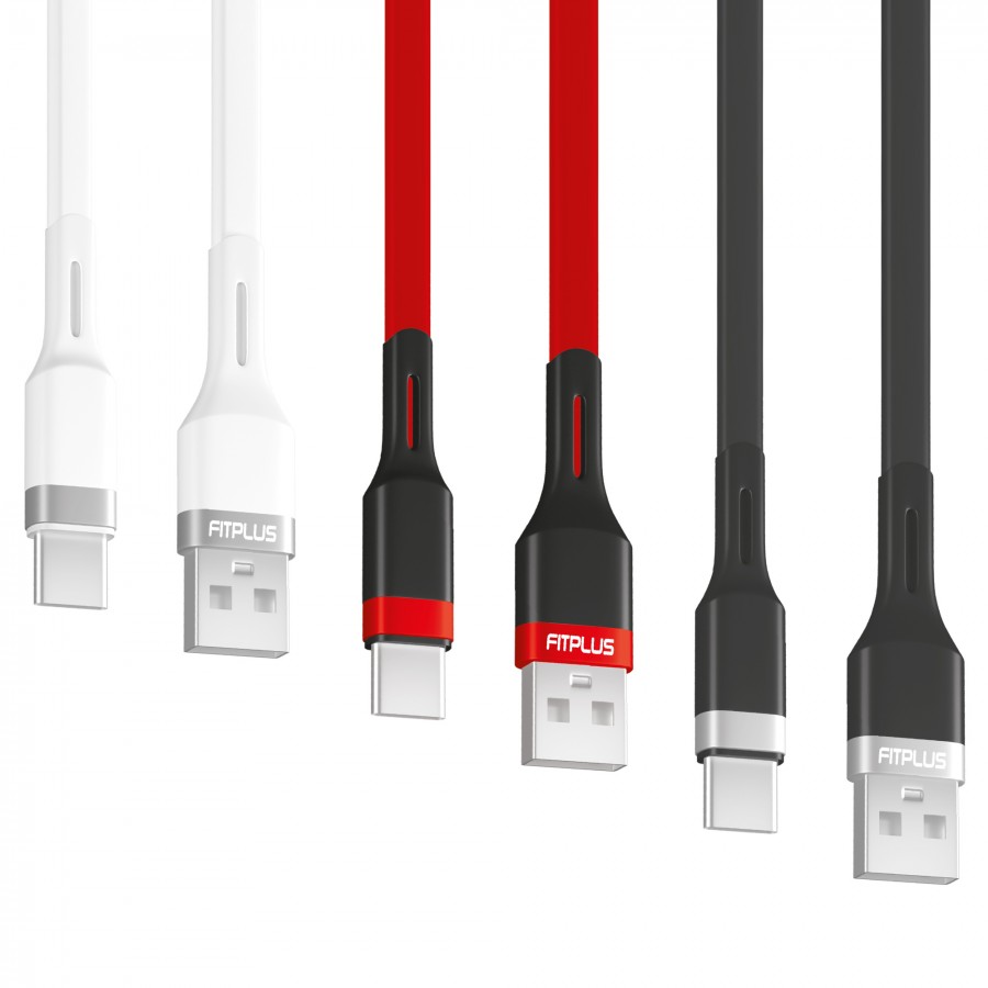 FitPlus Premium PS-303 Type-C Data/Şarj Kablosu 2.4A 1mt