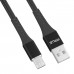 FitPlus Strong ST-111 Micro USB Data/Şarj Kablosu 3A 1mt Örgü - Siyah