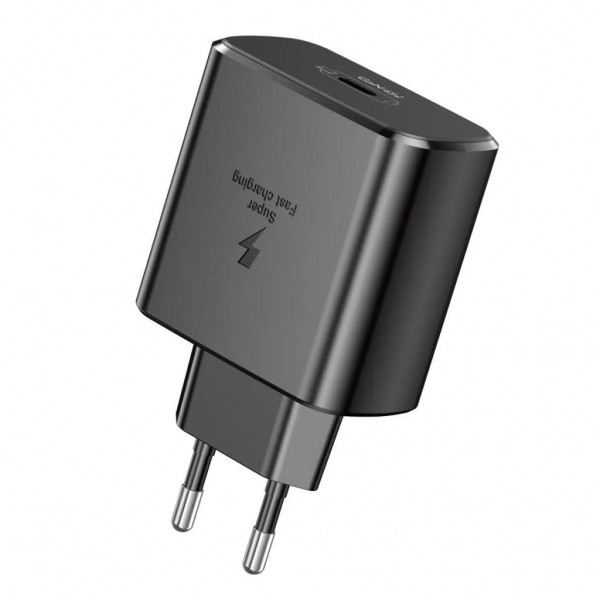 Foneng EU62 GaN 45W PD Type-C Girişli Hızlı Şarj Adaptörü - Siya…