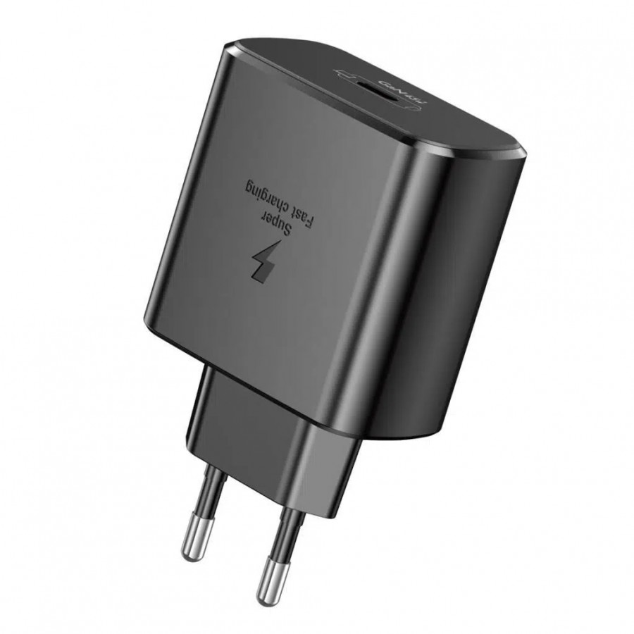 Foneng EU62 GaN 45W PD Type-C Girişli Hızlı Şarj Adaptörü - Siyah