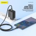 Foneng EU62 GaN 45W PD Type-C Girişli Hızlı Şarj Adaptörü - Siyah