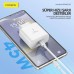 Foneng EU62 GaN 45W PD Type-C Girişli Hızlı Şarj Adaptörü - Siyah
