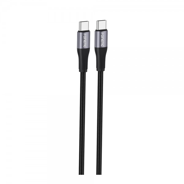 Foneng X112 60W Type-C to Type-C Örgü 1m Data ve Şarj Kablosu…
