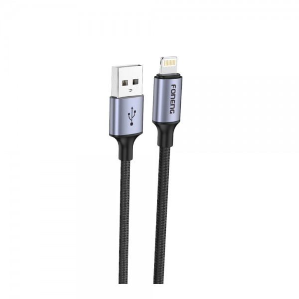 Foneng X95 USB-A to Lightning Örgü 1.2m Data ve Şarj Kablosu… Foneng X95 USB-A to Lightning Örgü 1.2m Data ve Şarj Kablosu…