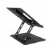 Frisby FNC-5165ST Fanlı Katlanır Alüminyum 360 Notebook Standı Ayarlı Laptop Metal Yükseltici Tutucu