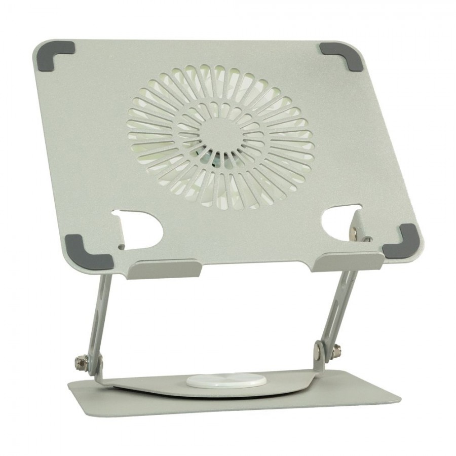 Frisby FNC-5180ST Fanlı Katlanır Alüminyum 360 Notebook Standı Ayarlı Laptop Metal Yükseltici Tutucu
