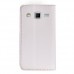 Samsung Galaxy Grand 2 (G7100) Dikişli ve Gizli Mıknatıslı Tiger Kılıf Beyaz