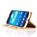 Samsung Galaxy A3 (A300) Gizli Mıknatıslı Pencereli Magnum Kılıf Gold