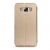 Samsung Galaxy E7 Yan Kapaklı Kılıf Gold Samsung Galaxy E7 Yan Kapaklı Kılıf Gold