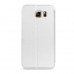 Samsung Galaxy Note 5 (N920) Yan Kapaklı Kenar Göstergeli Kılıf Beyaz