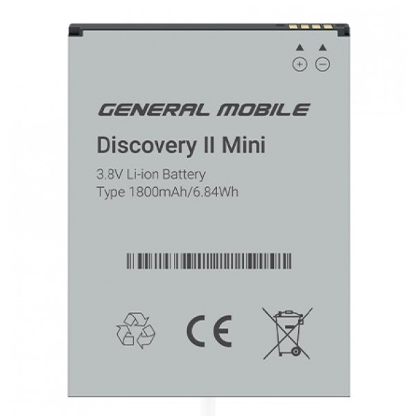 General Mobile Discovery 2 Mini Batarya 1800 mAh (General M TR Garantili) …