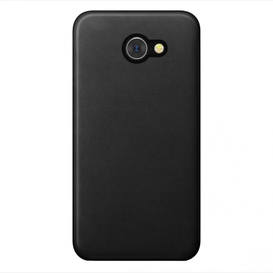 General Mobile GM 6 360 Derece Slim Premium Deri Görünümlü Silikon Kılıf Siyah