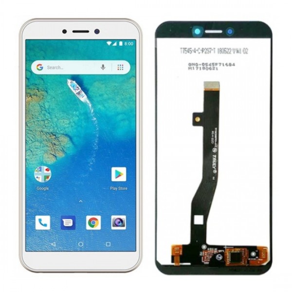 General Mobile GM8 GO LCD Ekran Dokunmatik Çıtasız - Beyaz…