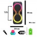 HEPU HP-110 8W Mikrofonlu RGB Led Kablosuz Bluetooth Hoparlör