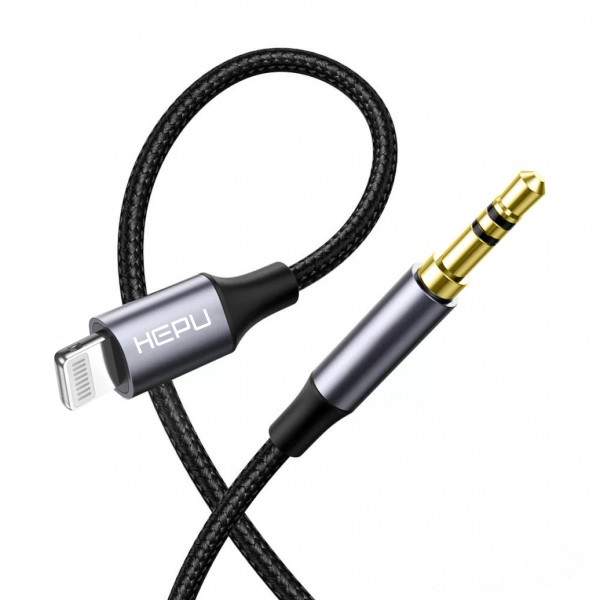 HEPU HP-20L Lightning - 3.5mm AUX Ses Kablosu 1mt…