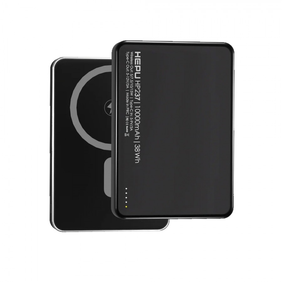 HEPU HP-237 10000 mAh Magsafe Uyumlu 15W PD 22W Kablosuz Powerbank HEPU HP-237 10000 mAh Magsafe Uyumlu 15W PD 22W Kablosuz Powerbank