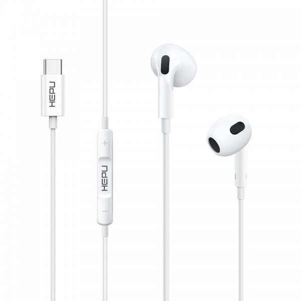 HEPU HP-350 Type-C Stereo Kulak İçi Kablolu Kulaklık