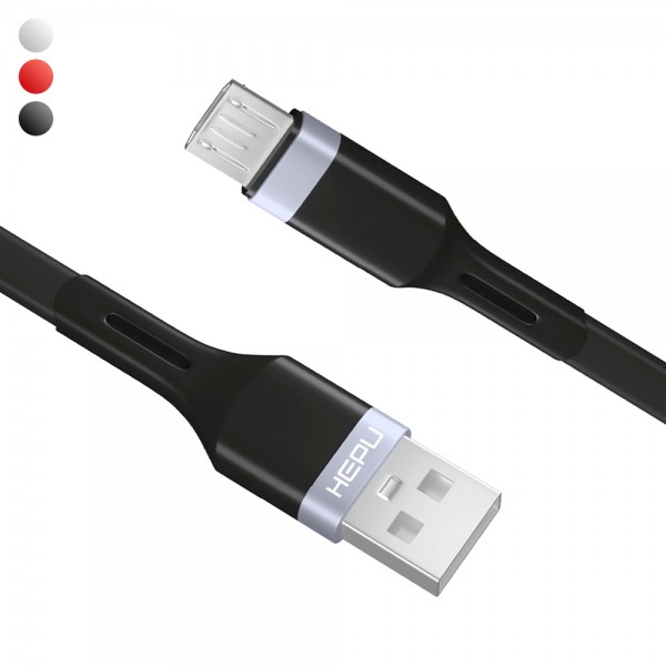 HEPU HP-411 Intelligent USB - Micro USB QC3.0 3.1A Şarj Kablosu 1mt…