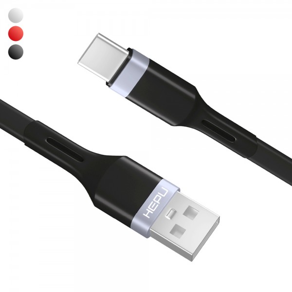 HEPU HP-412 Intelligent USB - Type-C QC3.0 3.1A Şarj Kablosu 1mt…