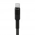 HEPU HP-414 Solid USB - Micro USB QC3.0 3.1A Şarj Kablosu 1mt Siyah