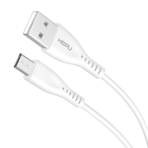 HEPU HP-417 Venus USB - Micro USB QC3.0 3.1A Şarj Kablosu 1mt Beyaz…