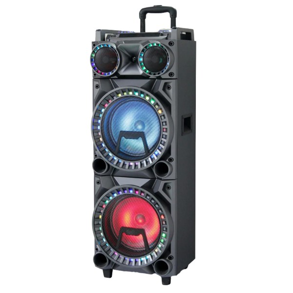 HEPU HP-973 80W Kumandalı 2x Mikrofonlu Kablosuz Bluetooth Hoparlör