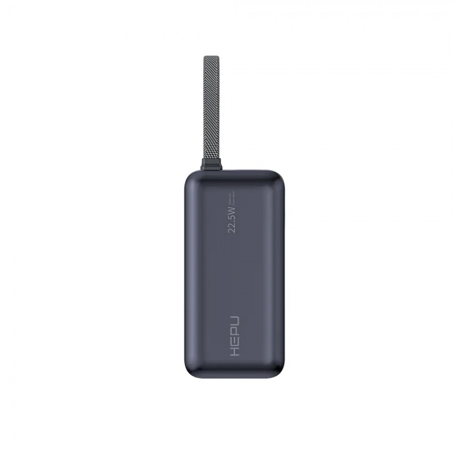 HEPU HP-A05 10000 mAh 22.5W Type-C to Lightning Kablolu Powerbank HEPU HP-A05 10000 mAh 22.5W Type-C to Lightning Kablolu Powerbank