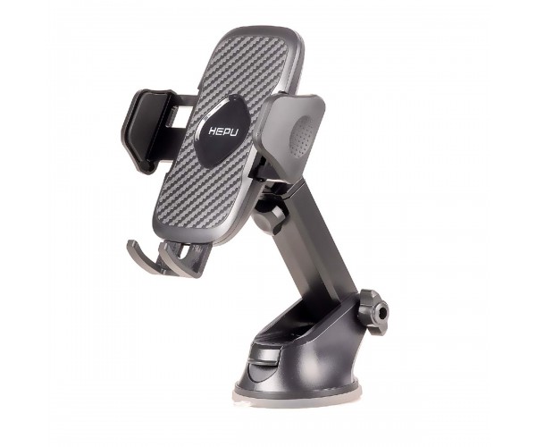 HEPU HP-A21 Uzun Kollu Araç İçi Telefon Tutucu Karbon Desenli Gövd&hellip;