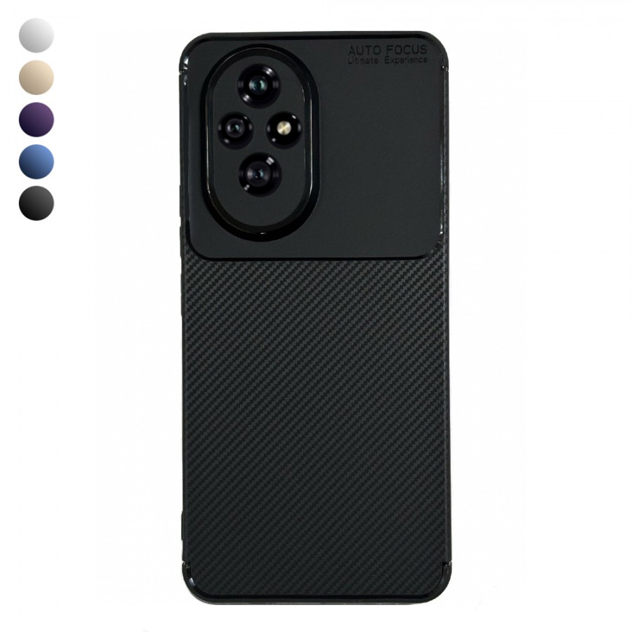 Honor 200 Kılıf Focus Carbon Desen Silikon Kapak