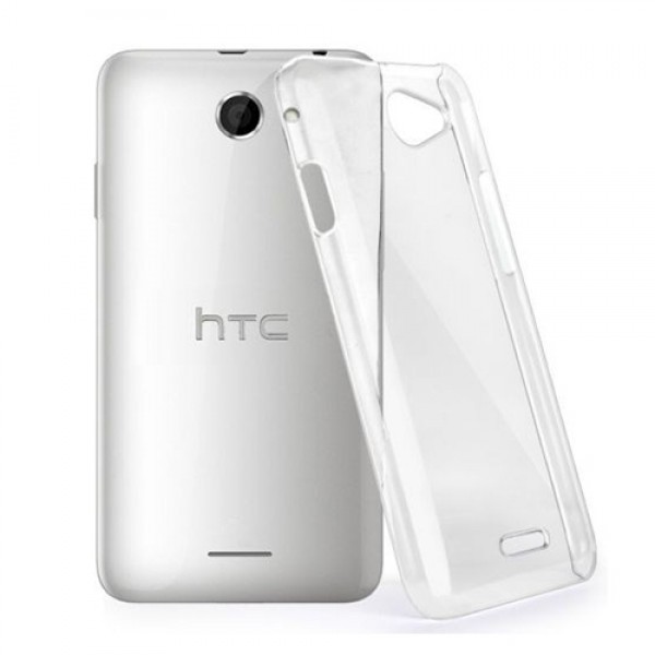 HTC Desire 516 Kılıf Soft Silikon Şeffaf Arka Kapak…