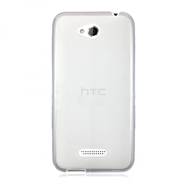 HTC Desire 616 Kılıf Soft Silikon Şeffaf Arka Kapak