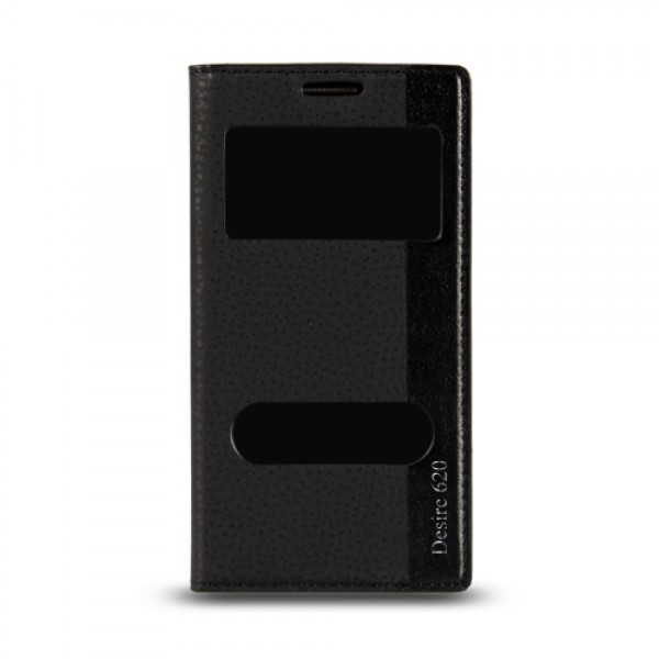 HTC Desire 620 Gizli Mıknatıslı Pencereli Magnum Kılıf Siyah…