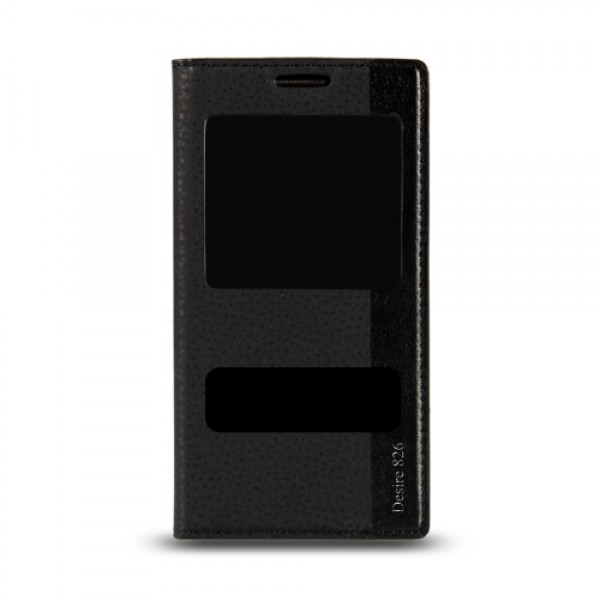 HTC Desire 826 Gizli Mıknatıslı Pencereli Magnum Kılıf Siyah…