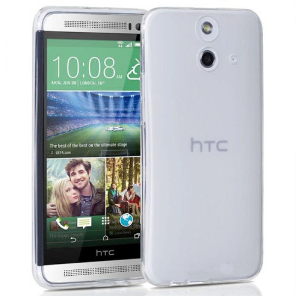HTC One E8 Kılıf Soft Silikon Şeffaf Arka Kapak…