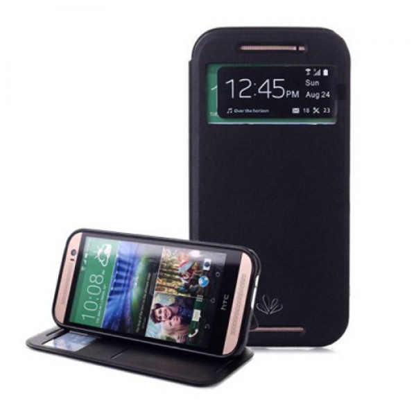 HTC One E8 VILI Cüzdanlı ve Standlı Kılıf Siyah…