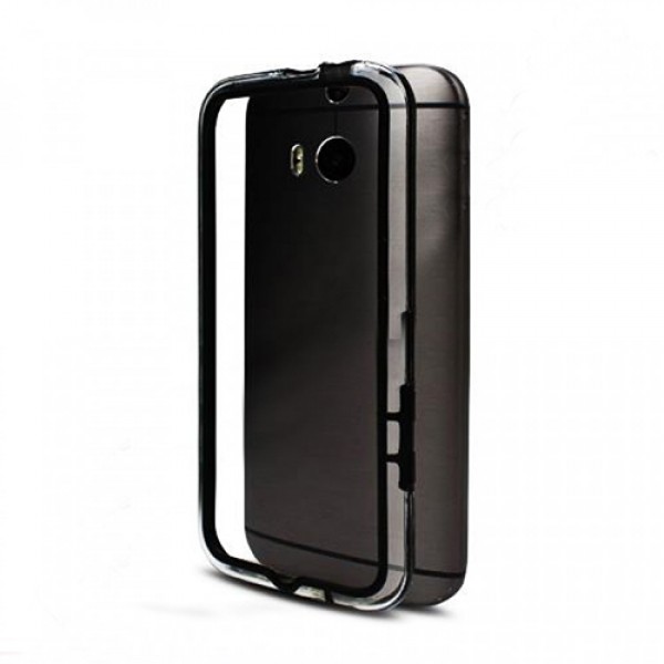 HTC One M8 Bumper Çerçeve Kılıf Siyah…