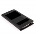 HTC One M9 Gizli Mıknatıslı Pencereli Magnum Kılıf Siyah