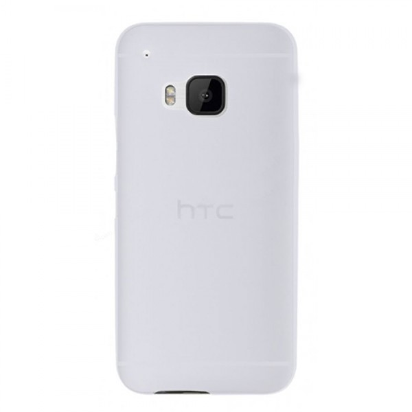 HTC One M9 Ultra İnce TPU Arka Kapak Beyaz…