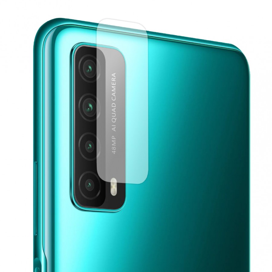 Huawei P Smart 2021 Kamera Lens Koruyucu Nano Cam Şeffaf Tam Kaplama
