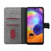 Huawei P20 Lite Kılıf FitCase Fabric Kapaklı Cüzdanlı Huawei P20 Lite Kılıf FitCase Fabric Kapaklı Cüzdanlı