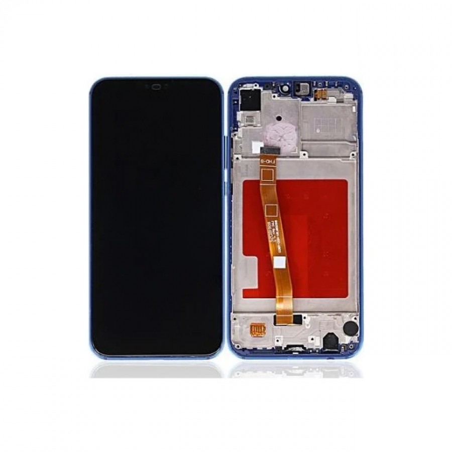 Huawei P20 Lite LCD Ekran Dokunmatik CD Revize Orj. Çıtalı - Mavi