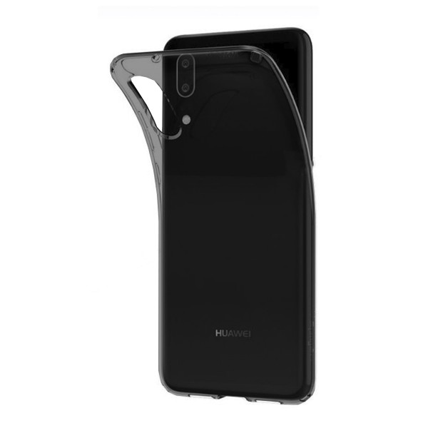Huawei P20 PRO Kılıf Soft Silikon Şeffaf-Siyah Arka Kapak…