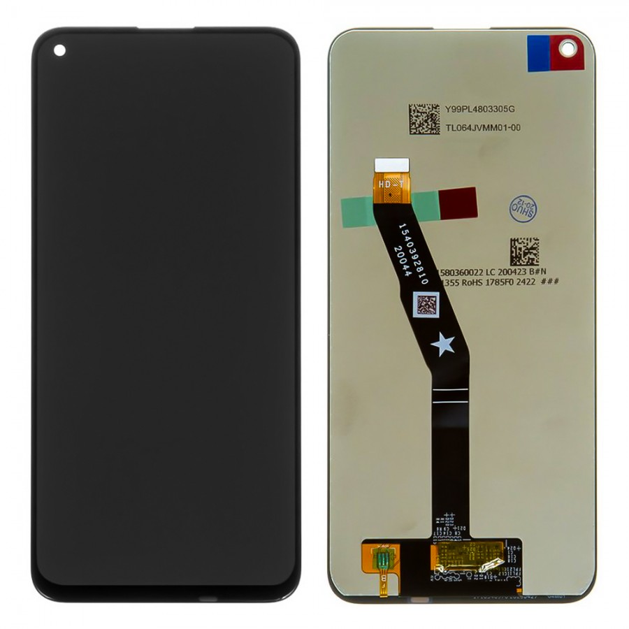 Huawei P40 Lite E LCD Ekran Dokunmatik Çıtasız - Siyah