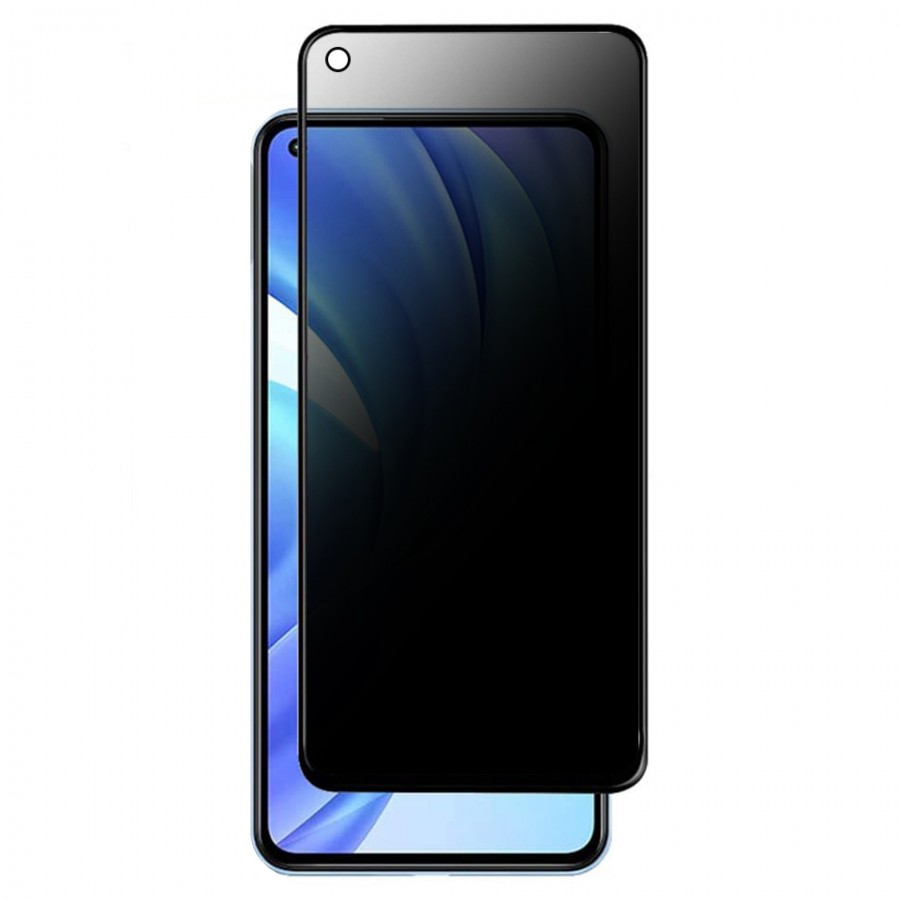 Huawei P40 Lite Hayalet Privacy Gizli Seramik Nano Ekran Koruyucu Siyah